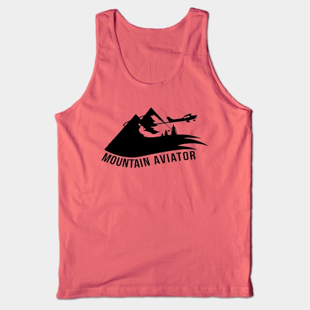 Mountain Aviator Tank Top by AddictingDesigns